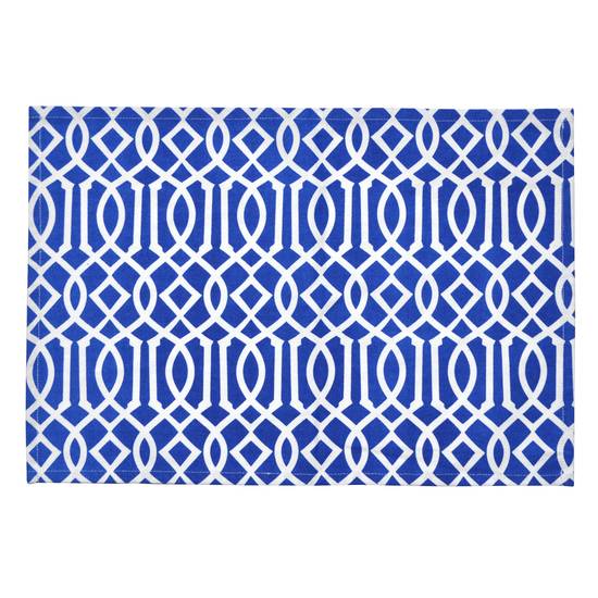 # Blue And Whiteprinted Placemat (12"X18")