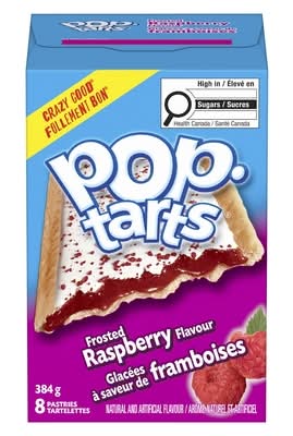 Pop-tarts pâtisseries glacées - froasted pastries (8 unités) (framboises)