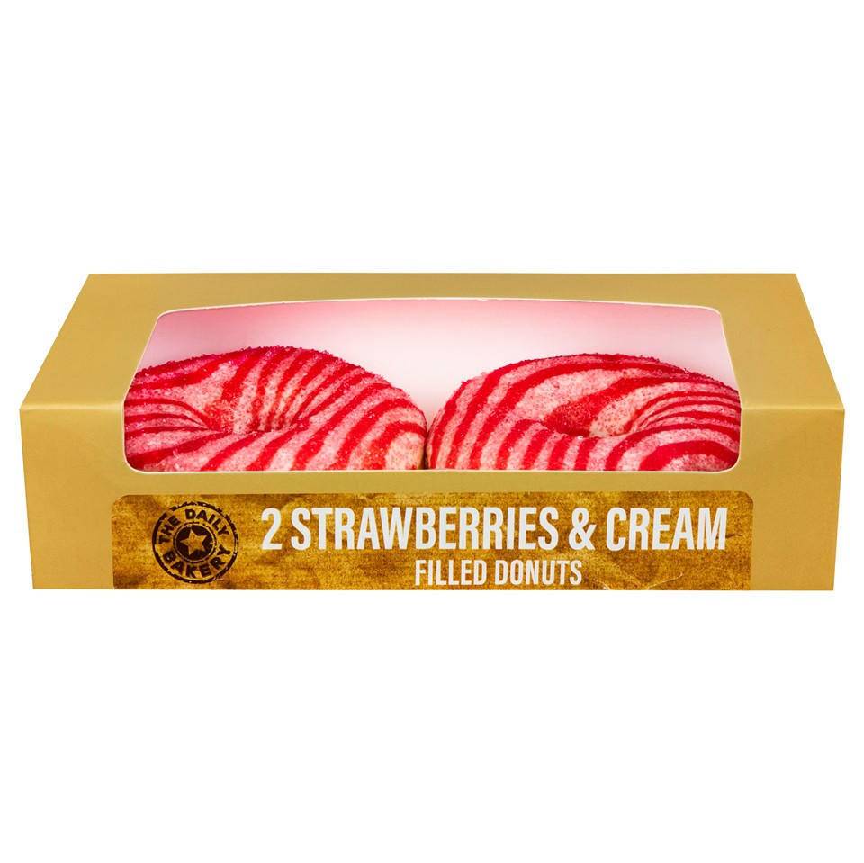the Daily Bakery Cream Filled Donuts (Strawberry)