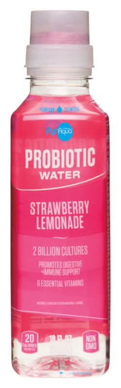 PurAqua Strawberry Lemonade Flavored Probiotic Water