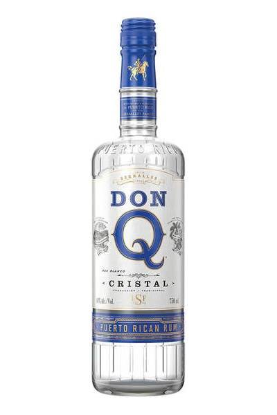 Don Q Cristal Puerto Rican Rum (750 ml)