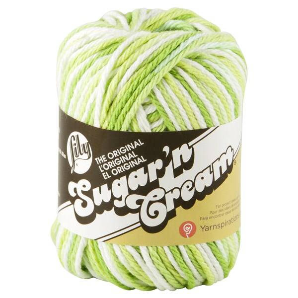 Lily Sugar 'n Cream Yarn - Key Lime Pie Ombre