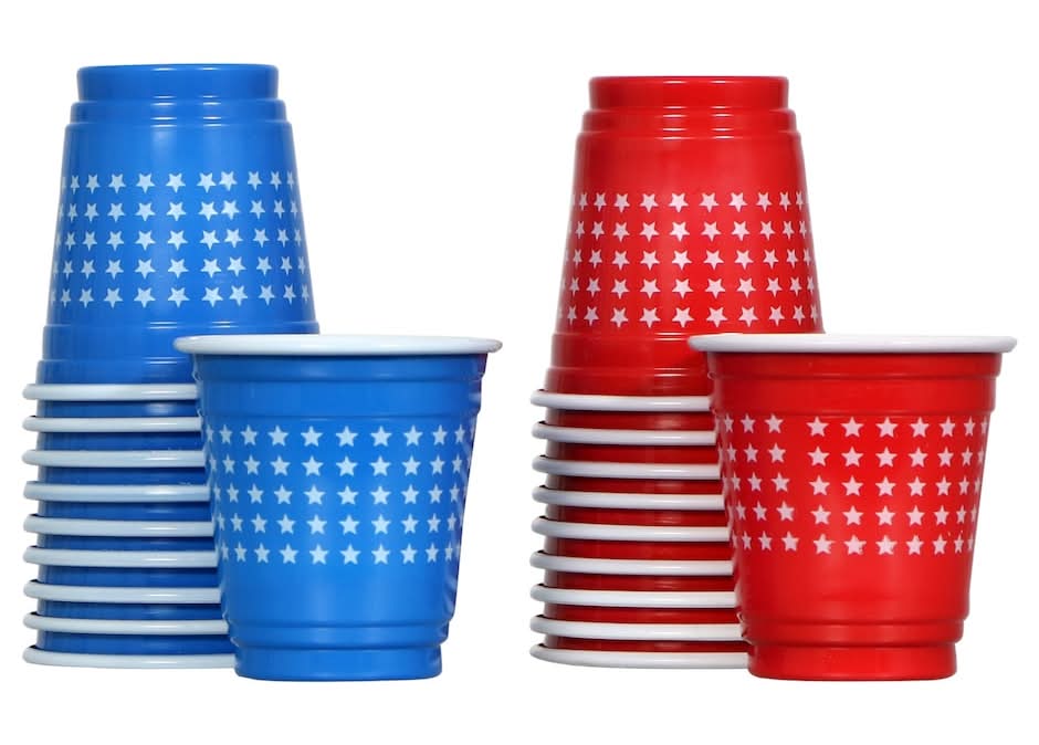 Seasonal Collection Red And Blue Mini Cups, 20-pc Pack.