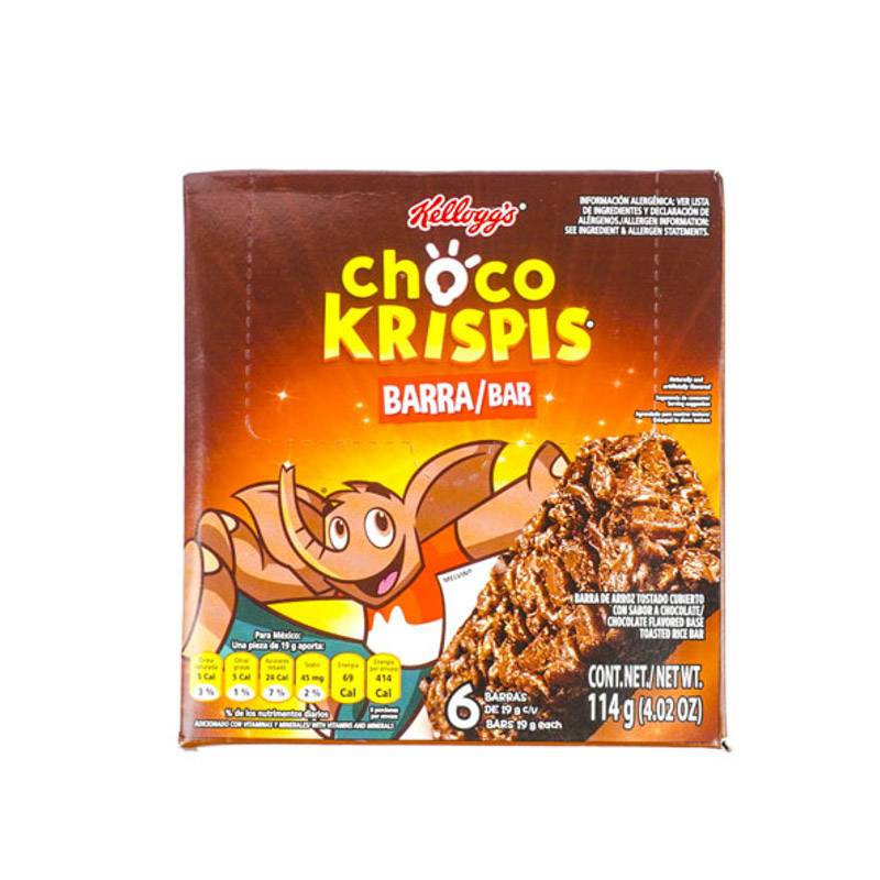 Kellogg's choco krispis barras de cereal (6 unidades)