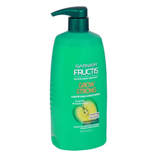 Garnier Fructis Active Fruit Protein Grow Strong Ceramide + Apple Extract Fortifying Conditioner