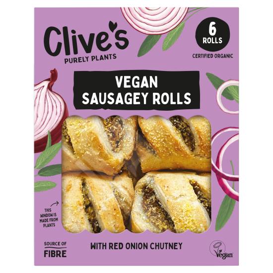 Clive's Vegan Sausagey Rolls(6Ct)