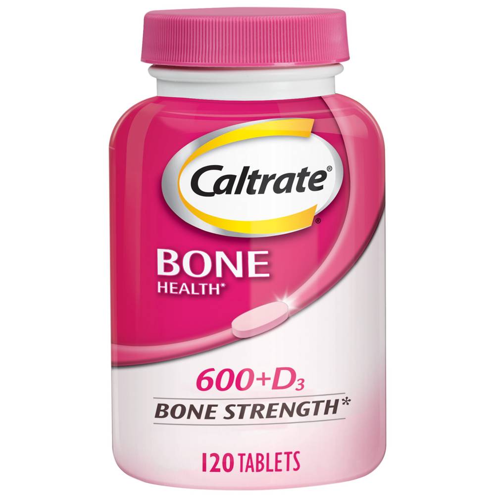 Caltrate 600+D3 Bone Strength Tablets, 120 Ct