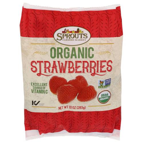 Sprouts Organic Whole Strawberries