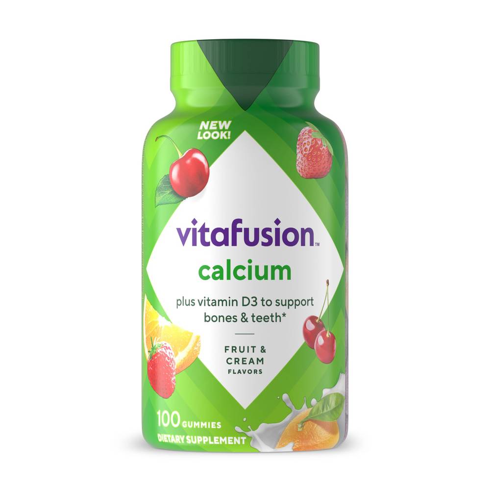 Vitafusion Calcium Fruit Flavors Vitamins Gummies (1.27 lbs)