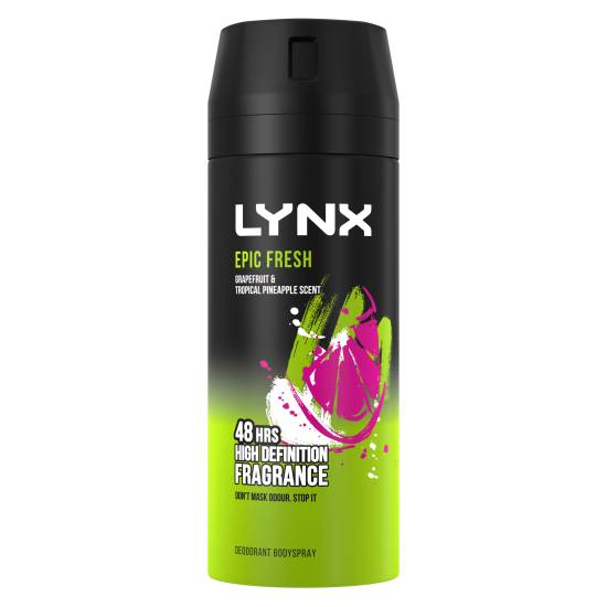 Lynx Grapefruit & Pineapple Scent Body Spray For Men 150 ml