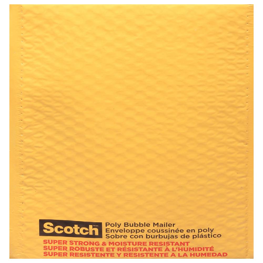 Scotch Poly Bubble Mailer (2/yellow)