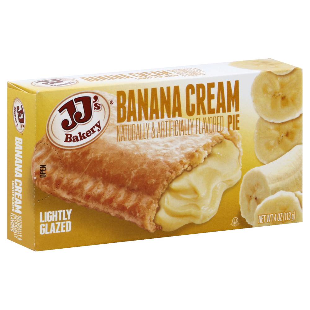 JJ's Bakery Lightly Glazed Banana Cream Pie (4 oz)