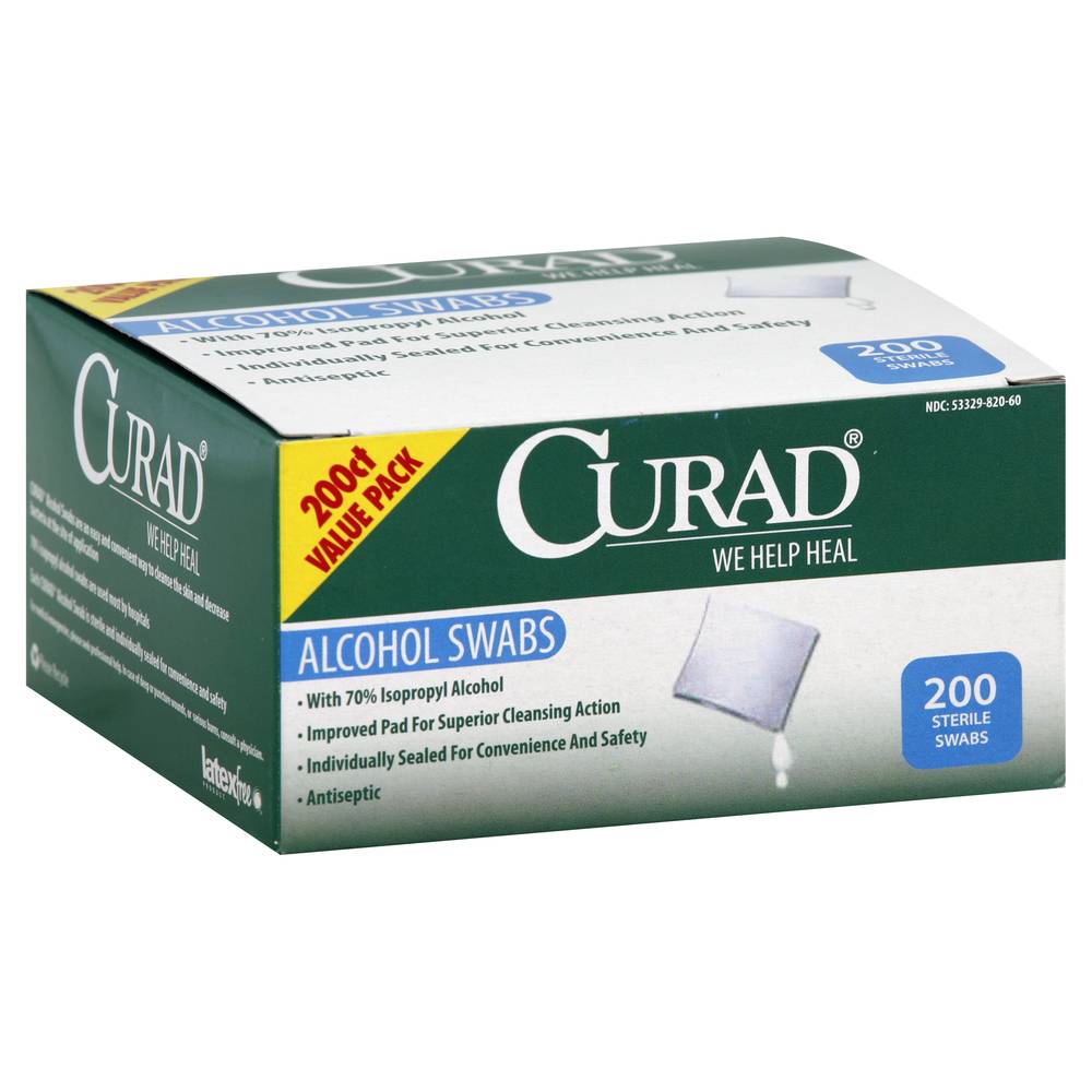 Curad Value pack Alcohol Swabs (200 ct)