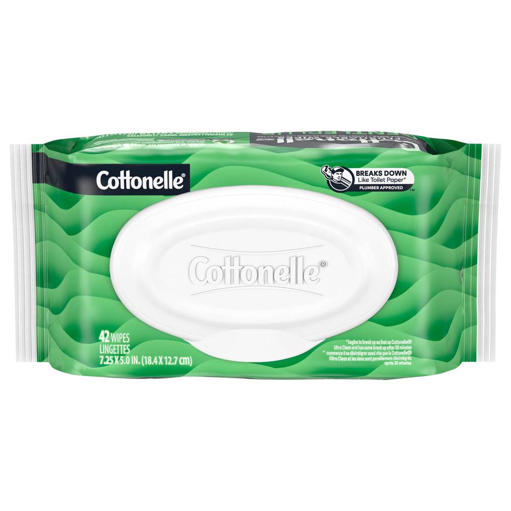 Cottonelle Flushable Wipes (42 x 0.03 oz)