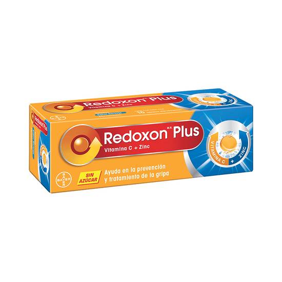 Redoxon plus vitamina c + zinc tabletas efervescentes (10 un)