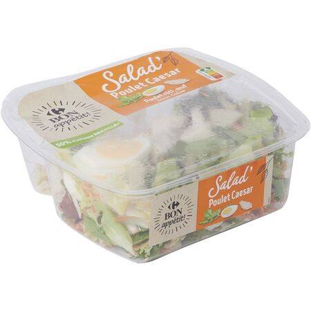 Salade poulet caesar Carrefour Bon Appétit - la barquette de 250g