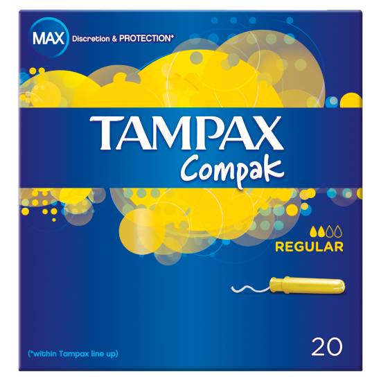 Tampax Compak Regular Tampons Applicator
