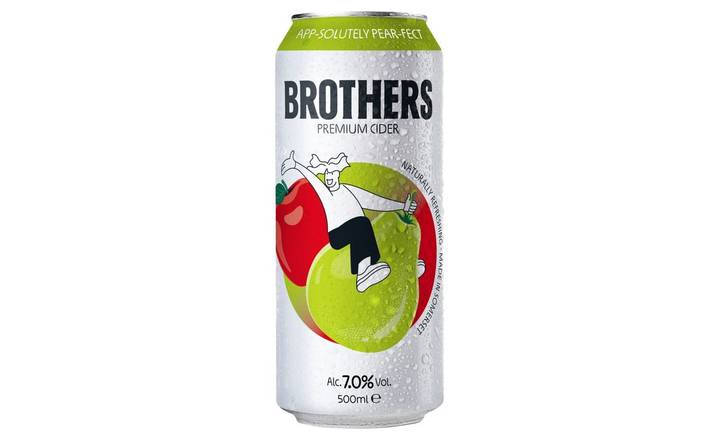 Brothers Premium Cider App-Solutely-Pear-Fect 500ml Can (406729)