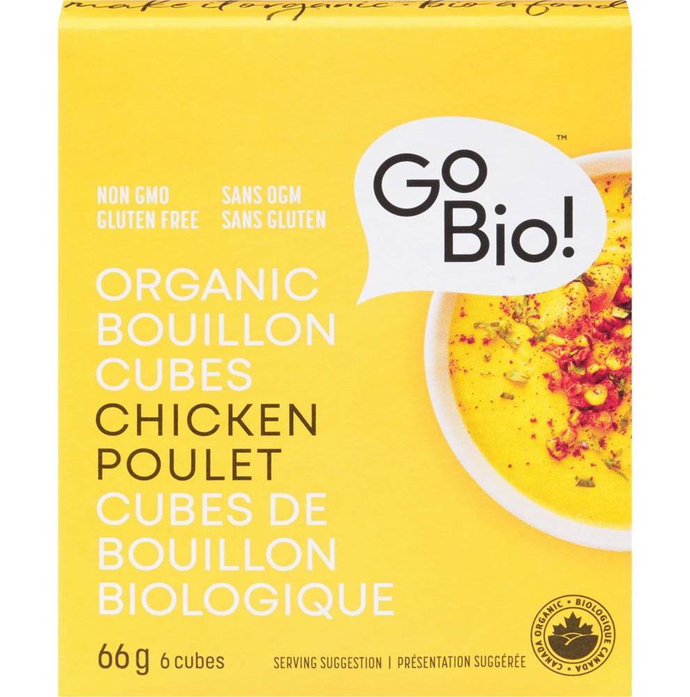GoBio! Organic Chicken Bouillon Cubes (66 g)
