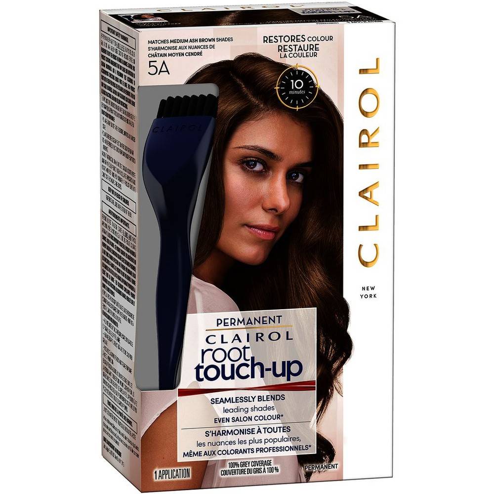 Nice N' Easy Hair Colour Root Touch Up, 5a Medium Ash Brown (80 g)