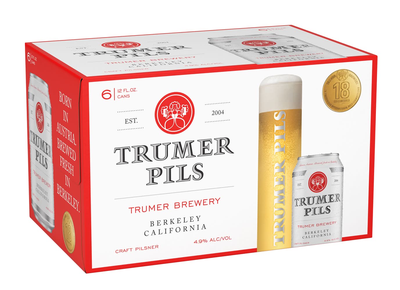 Trumer Pils Brewery Perfect Crafted Pilsner Beer (6 x 12 oz)