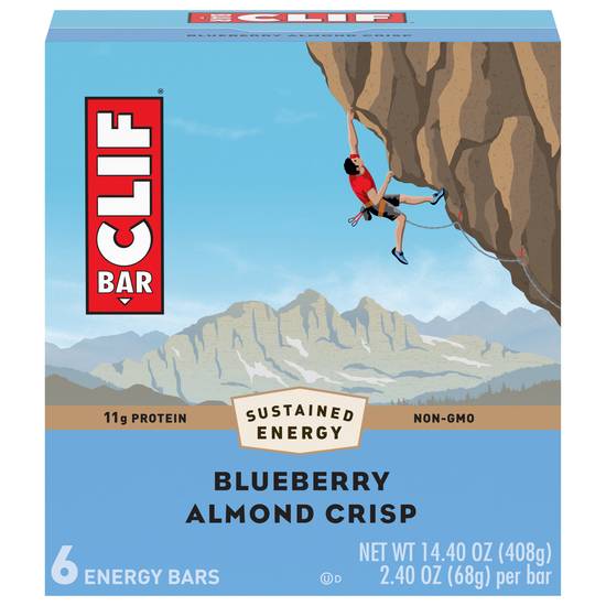 Clif Blueberry Energy Bars (6 ct)