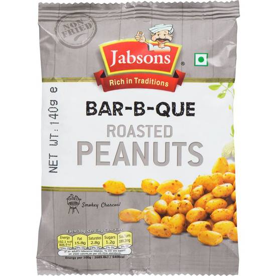 Jabsons Roasted Peanuts Bar-B-Que (140 g)