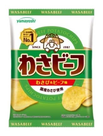 32_山芳　  ポテトチップスわさビーフ（50g）