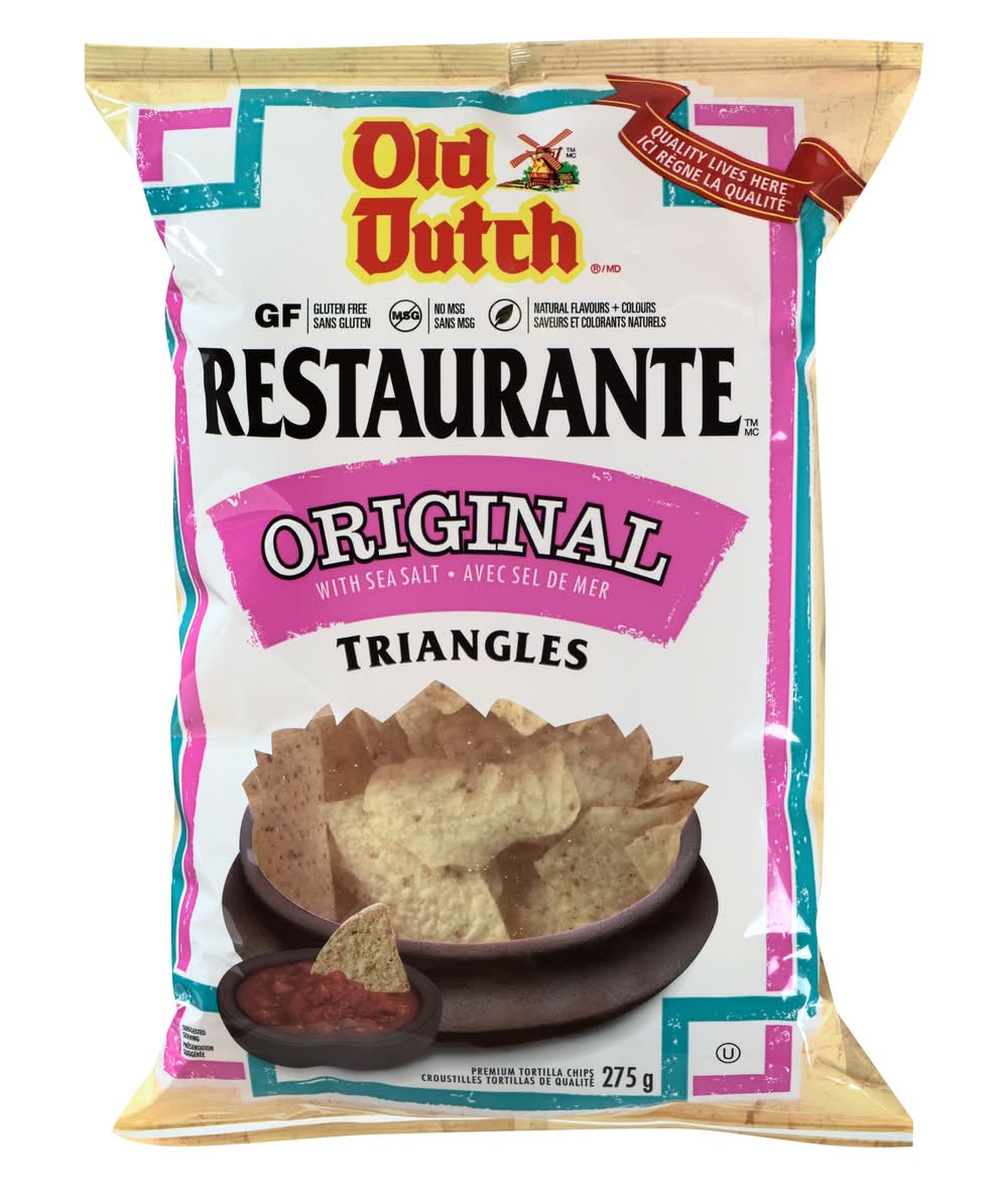 Old Dutch Restaurante Original Tortilla Corn Chips (275 g)