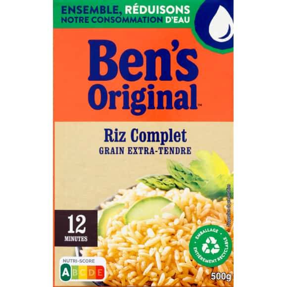 Ben's Original - Riz complet grain extra-tendre (500g)