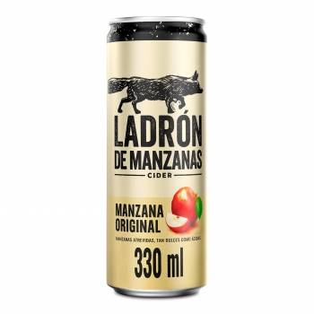 Cider Ladrón de manzanas lata 33 cl.