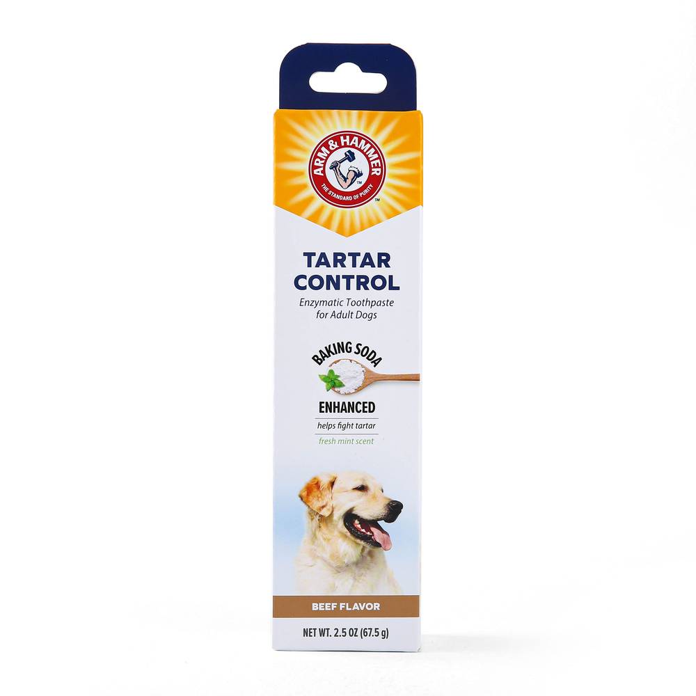 Arm & Hammer Tartar Control Enzymatic Dog Toothpaste - Beef (Size: 2.5 Oz)