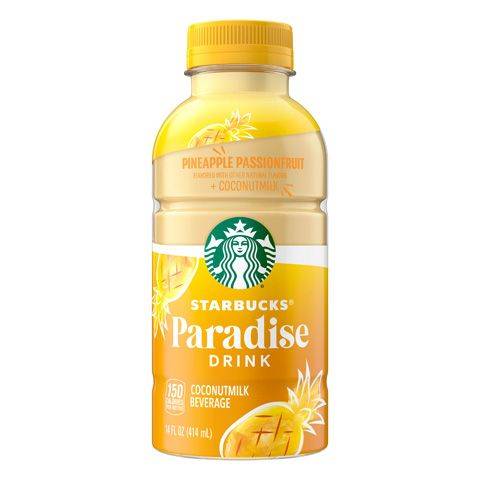 Starbucks Pineapple Passionfruit Paradise Drink 14oz