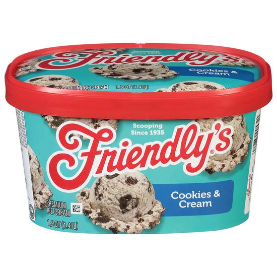 Friendly's Cookies 'N Cream Premium Ice Cream