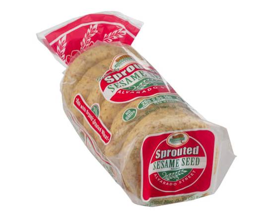 Alvarado Street Bakery · Organic Sprouted Sesame Seed Bagels (6 bagels)
