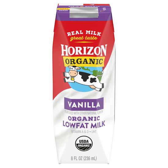 Horizon Organic Low Fat Milk (8 fl oz) (vanilla)