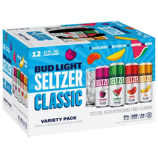 Bud Light Seltzer Classic Edition Variety pack (12 pack, 12 fl oz)