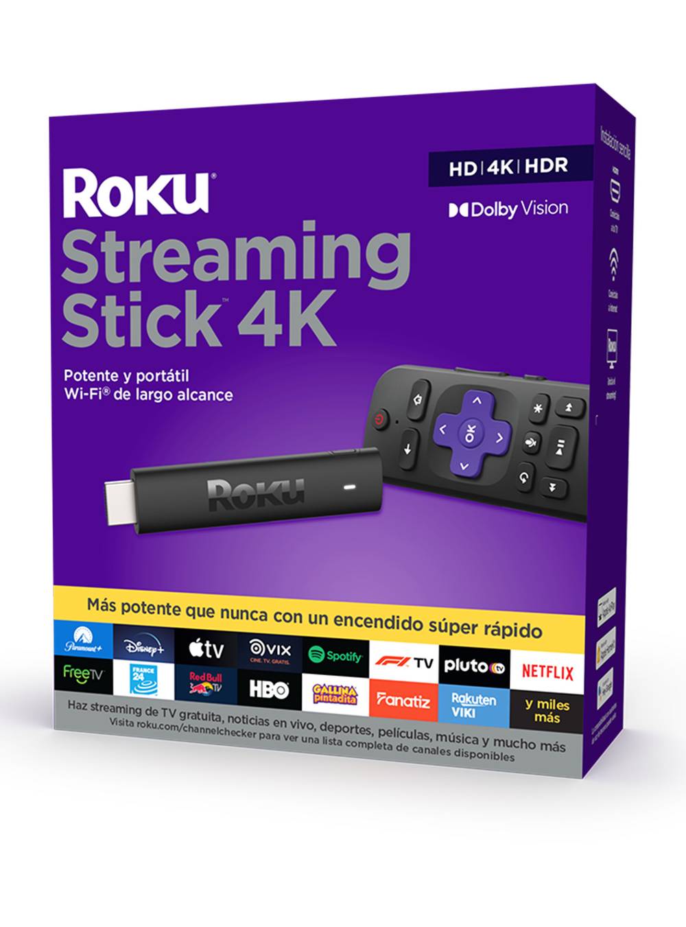 Roku streaming stick 4k (1 u)