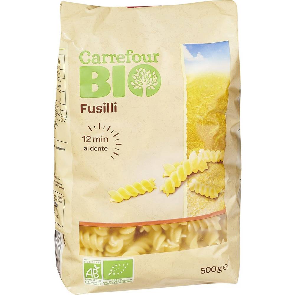 Carrefour Bio - Pâtes fusilli