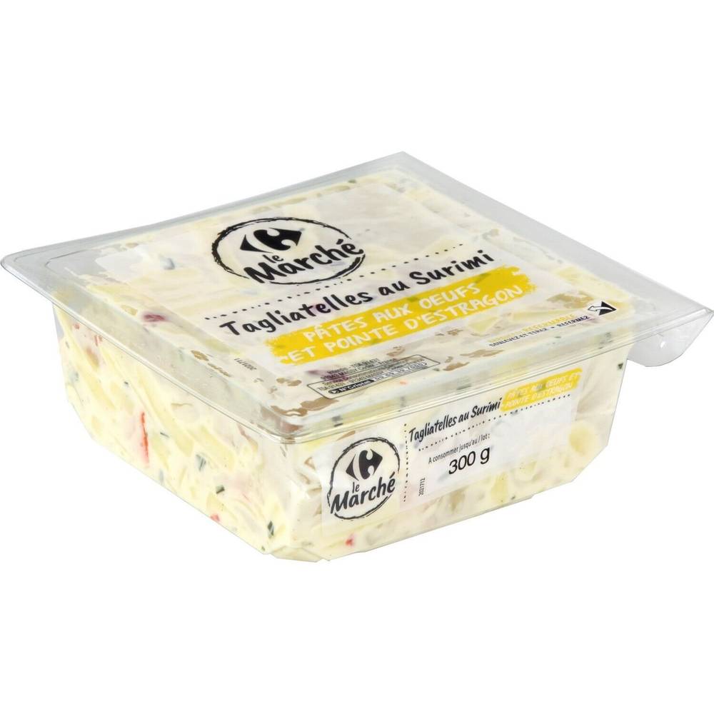 Salade tagliatelles surimi CARREFOUR LE MARCHÉ - la barquette de 300g