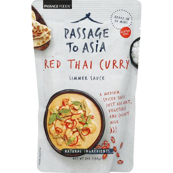 Passage Foods Red Thai Curry Simmer Sauce