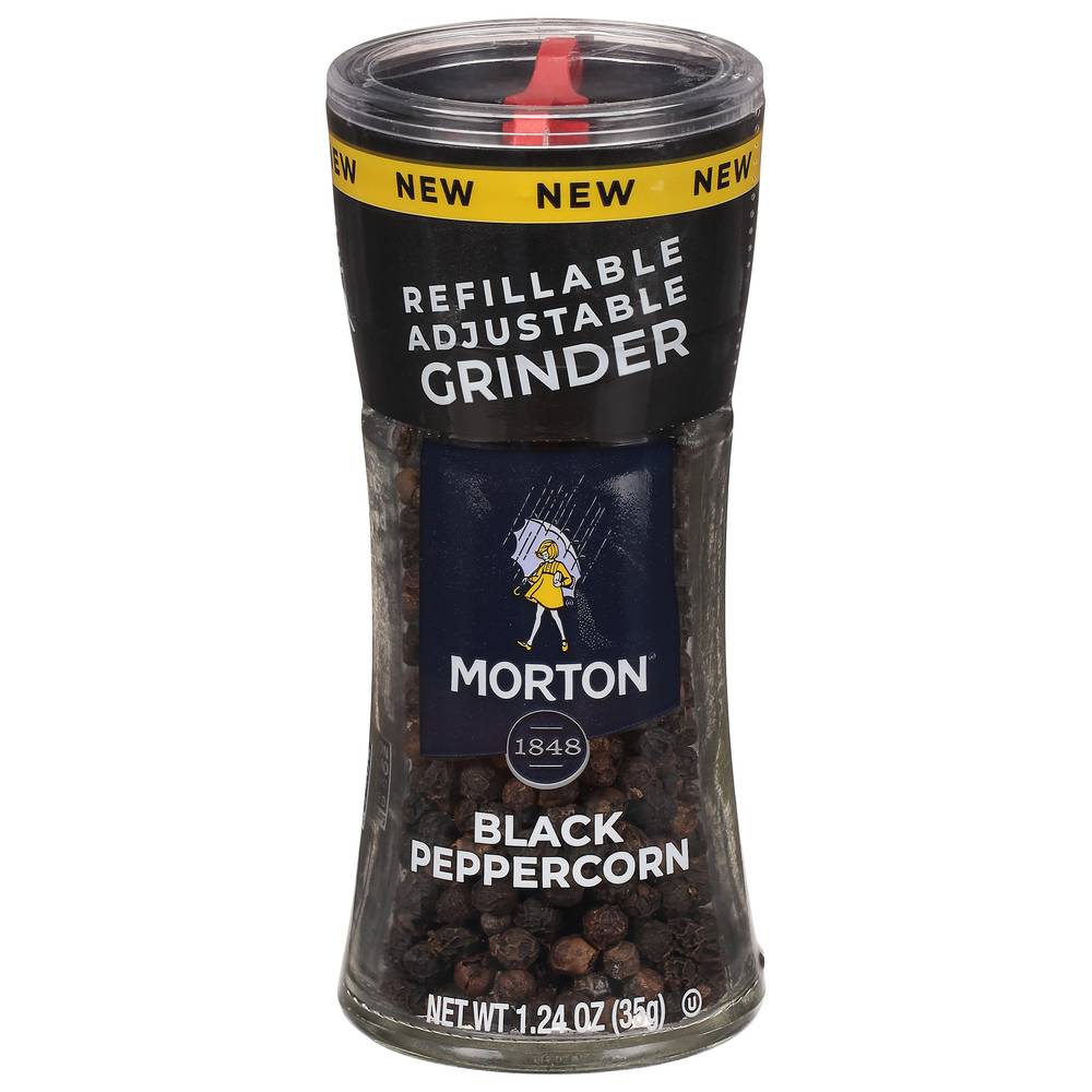 Morton Grinder Black Peppercorn (1.24 oz)