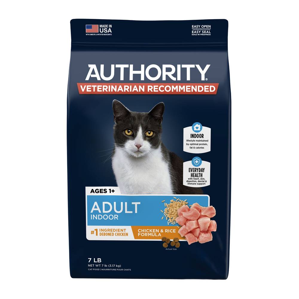 Authority Indoor Cat Dry Food (chicken-rice)