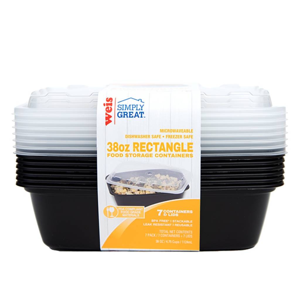 Weis Food Storage Containers (7 ct)