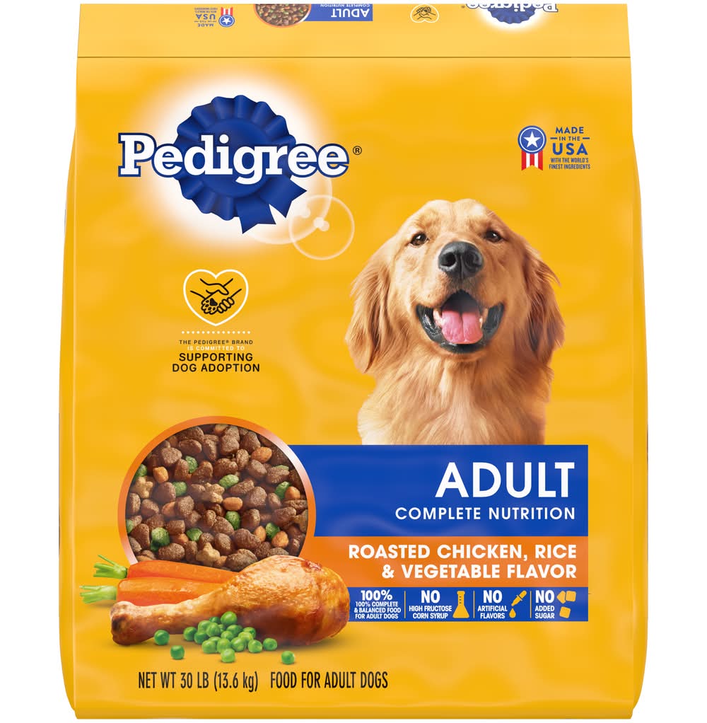 Pedigree Adult Complete Nutrition Dog Food (30 lbs)