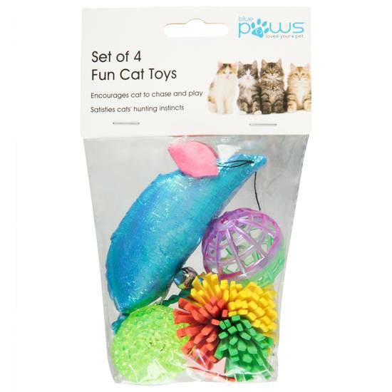 Blue Paws Fun Cat Toys