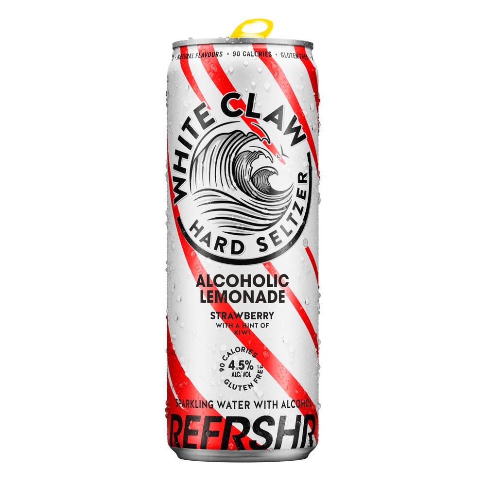White Claw Refresher lemonade strawberry & Kiwi 4x330ml