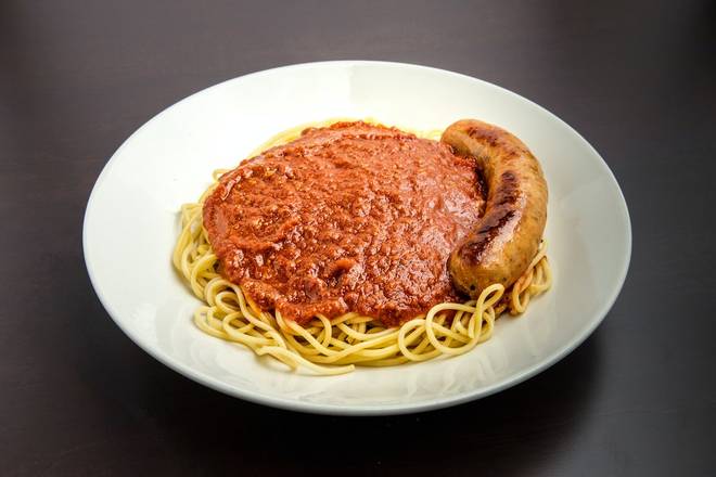 Italian Sausage with Meat Sauce