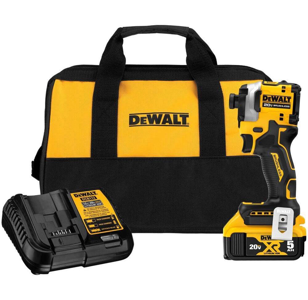 DeWalt Atomic 20v Max Cordless Brushless Impact Driver Kit