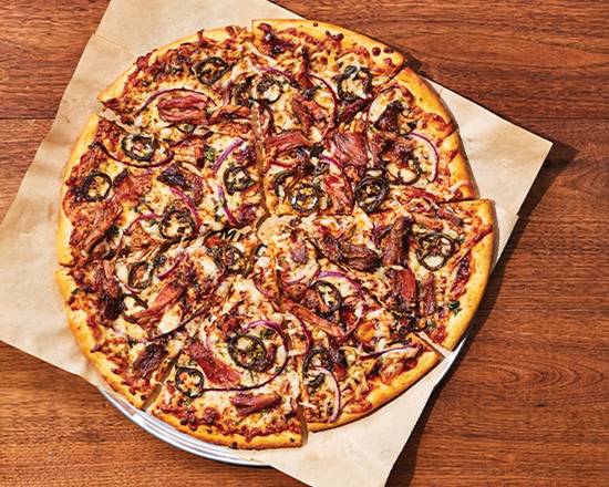 SPICY BBQ PULLED PORK PIZZA